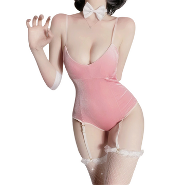 Women's Sexy Lingerie Bodysuit / Rabbit Girl Pink Underwear Costume - EVE's SECRETS